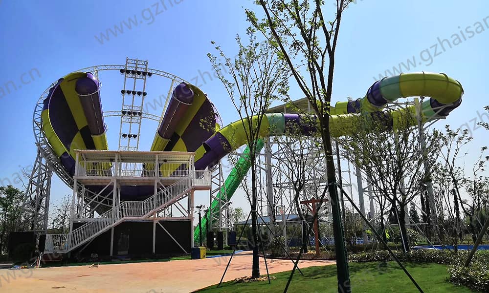 江苏盐城长乐水世界超级龙卷风滑道 江苏盐城长乐水世界超级龙卷风滑道